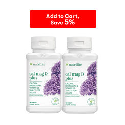 Nutrilite Cal Mag D Plus Twin Pack - 180 Tab x2