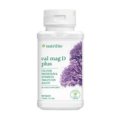 Nutrilite Cal Mag D Plus 加镁D钙片 - 180粒锭片