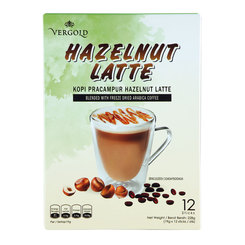Vergold Hazelnut Latte - 12 sachets x 19g