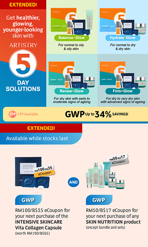 ARTISTRY 5-Day Solutions GWP ARTISTRY 5-Day Solutions GWP