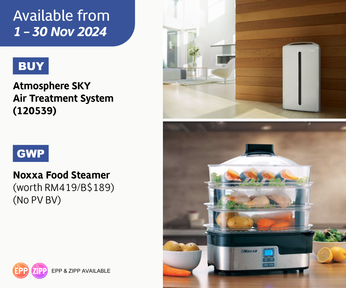 Atmosphere SKY Air Treatment System GWP Noxxa Food Steamer