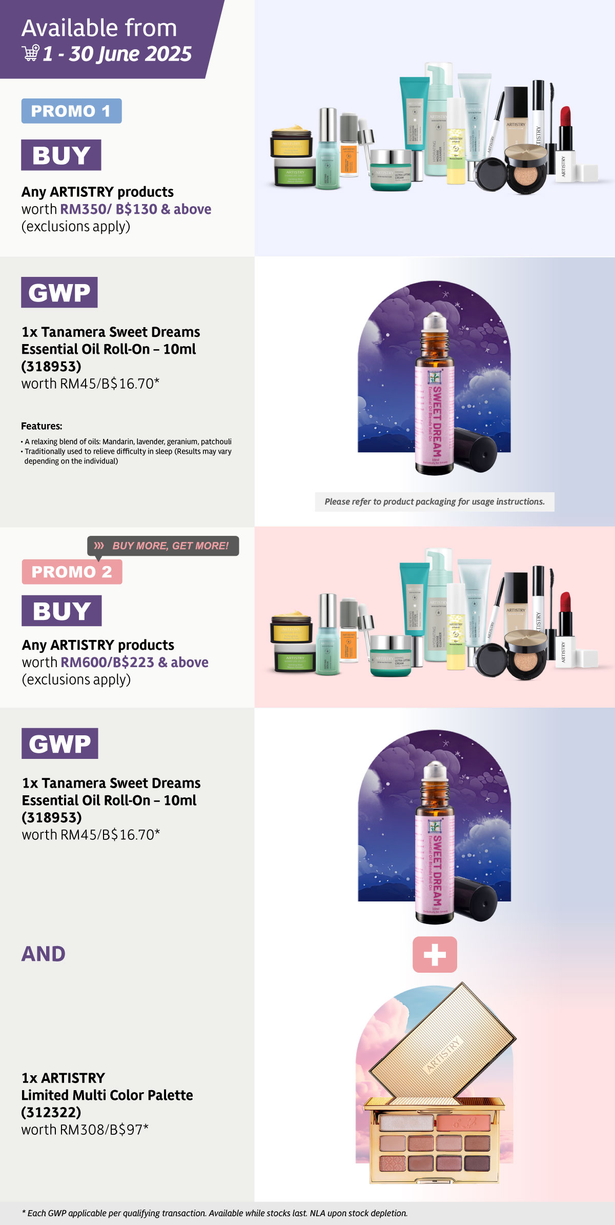 Artistry Promo Tanamera Sweet Dreams Artistry Promo Tanamera Sweet Dreams