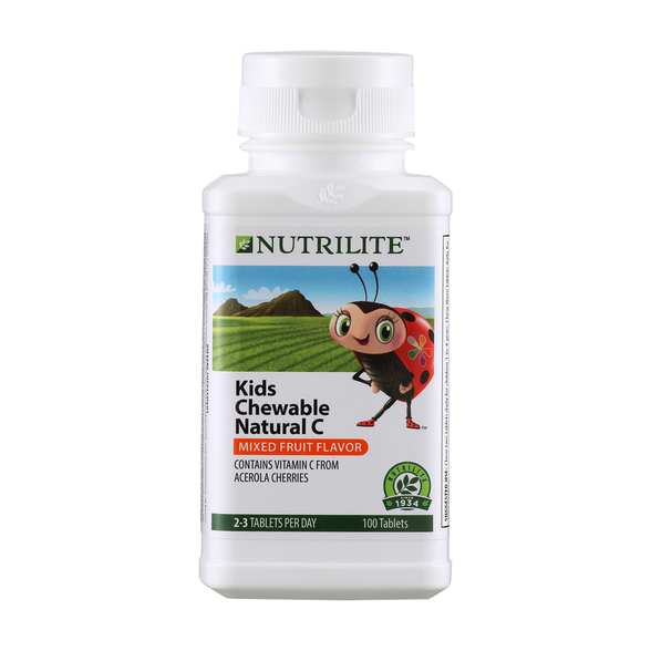 Chewable Vitamin C Natural C Nutrilite Kids Amway Malaysia