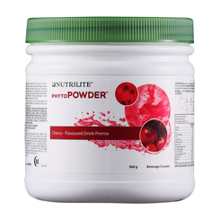 Nutrilite PhytoPOWDER Cherry- Flavoured Drink Premix Canister 360g