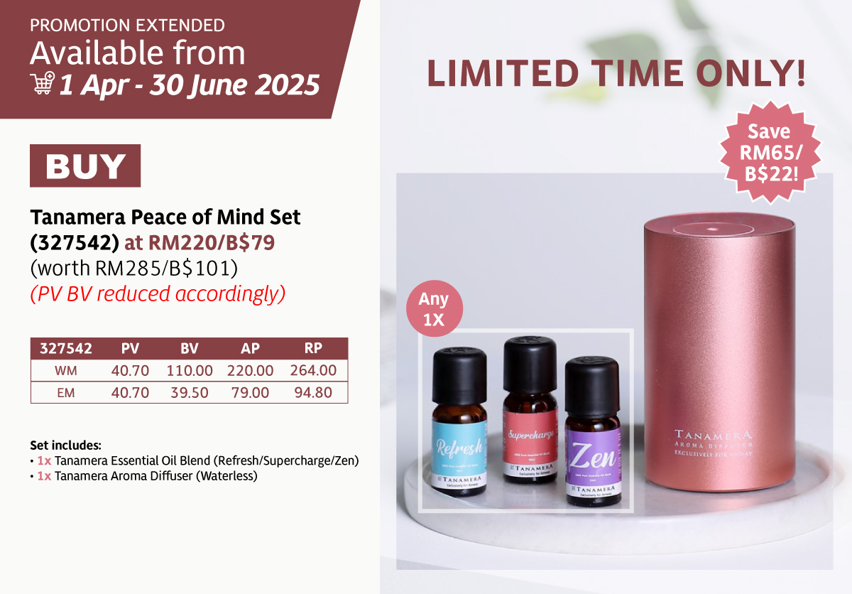 Tanamera Peace of Mind Set Tanamera Peace of Mind Set