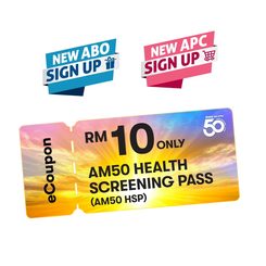 AM50 Health Screening Pass - New Sign-Up