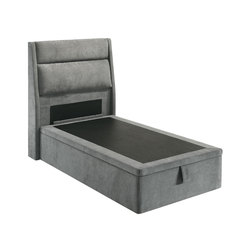 Dreamland Chiromax Luxe Serenity Headboard Divan - With Storage, Without Divan Legs (EM) - Single