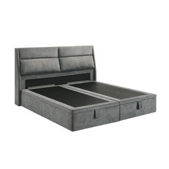 Dreamland Chiromax Luxe Serenity Headboard Divan - With Storage, Without Divan Legs (EM) - King