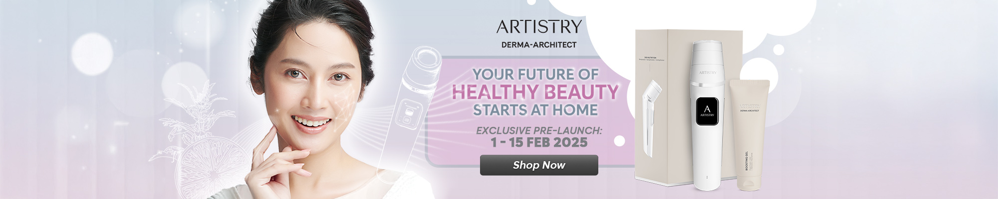 ARTISTRY Derma Architect PreLaunch HPBanner