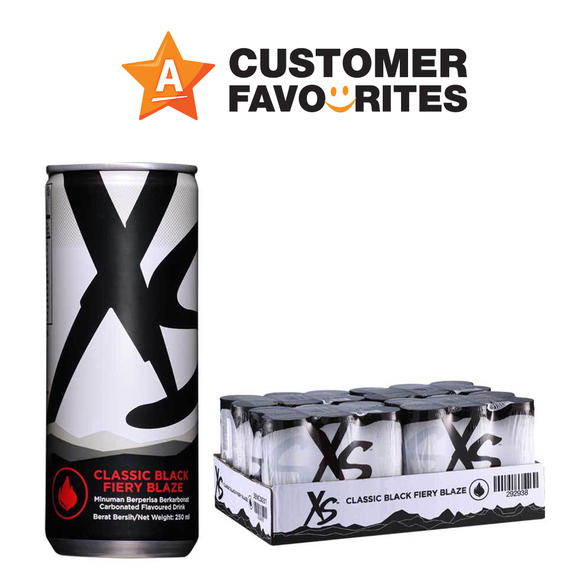 XS Energy Drink Classic Black Fiery Blaze 4 Pack Amway Malaysia