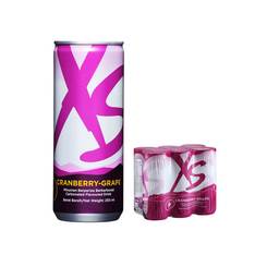 Minuman Tenaga XS Cranberry-Grape - 1 pek terdiri daripada 6 tin setiap satu