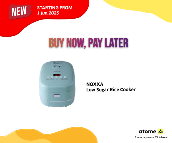 BNPL Promo: Noxxa Low Sugar Rice Cooker