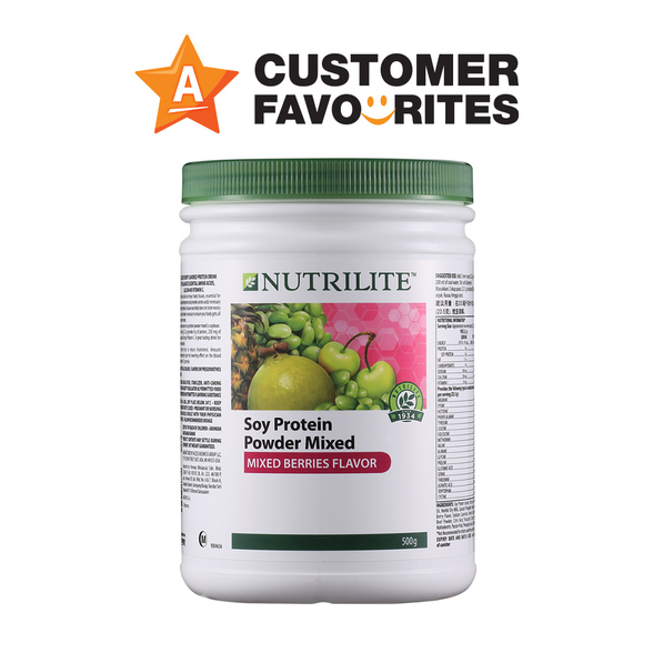 twinkle Søjle Socialist Nutrilite Soy Protein Drink Mixed Berries Flavor | Amway Malaysia