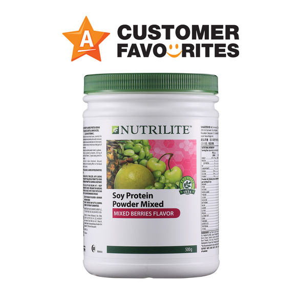 Nutrilite Soy Protein Drink Mixed Berries Flavor Amway Malaysia