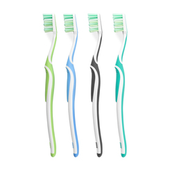 GLISTER Multi-Action Toothbrush (Soft Bristle) – 4 pcs