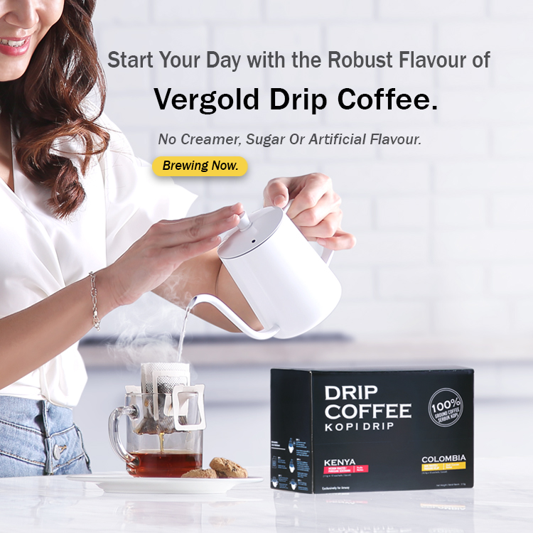 Vergold Drip Coffee - Medium & Dark Roasted
