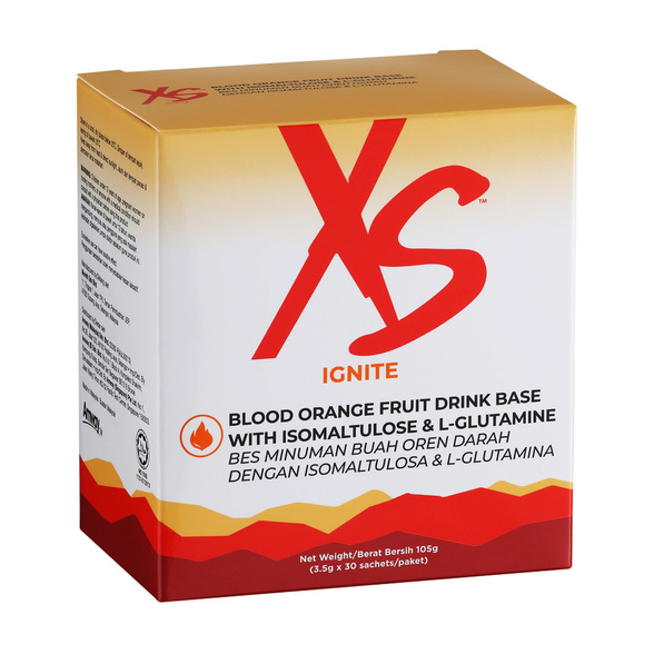 XS Ignite Blood Orange Fruit Drink Base With Isomaltulose L Glutamine