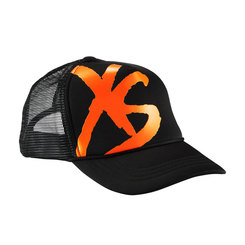 XS Black Cap – Orange Logo
