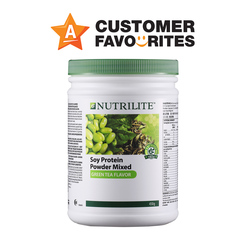 Minuman Campuran Protein Soya Nutrilite – Perisa Teh Hijau 450g