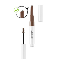 ARTISTRY GO VIBRANT Waterproof Brow Pencil + Tinted Gel - Brown