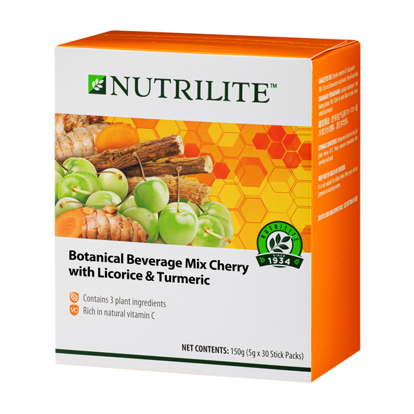 Nutrilite Botanical Beverage Mix Cherry with Licorice & Turmeric